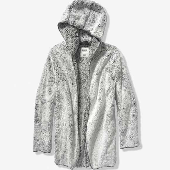 New Vs Pink Sherpa Teddy Pullover 